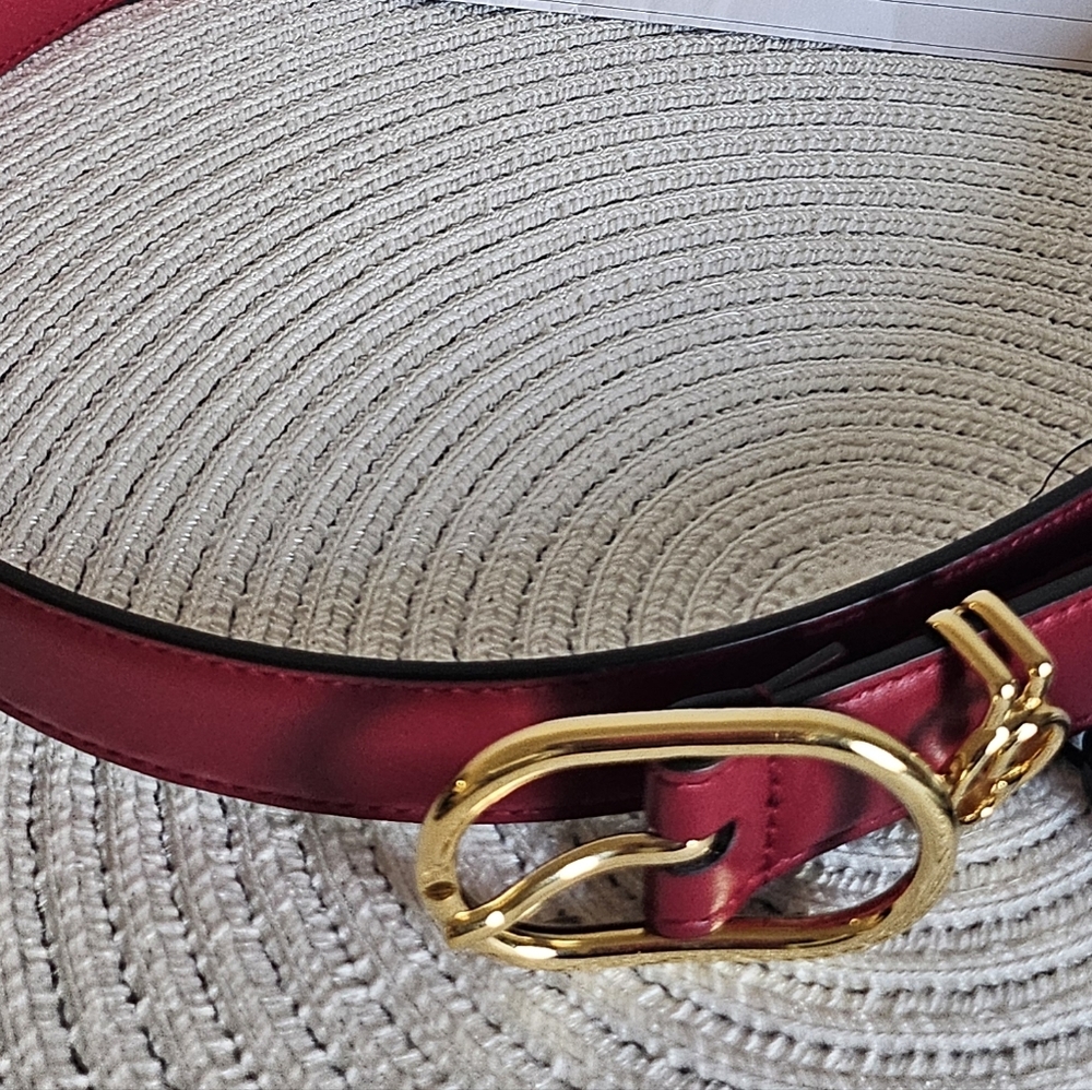 GUCCI Plutone Calf Leather Belt – Cold Russet (80/32) New With Tags - Picture 3 of 8